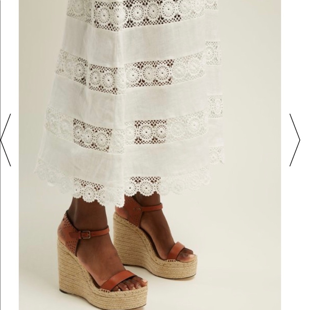 $895 Saint Laurent espadrille sandals size 39 worn once - Picture 2 of 7